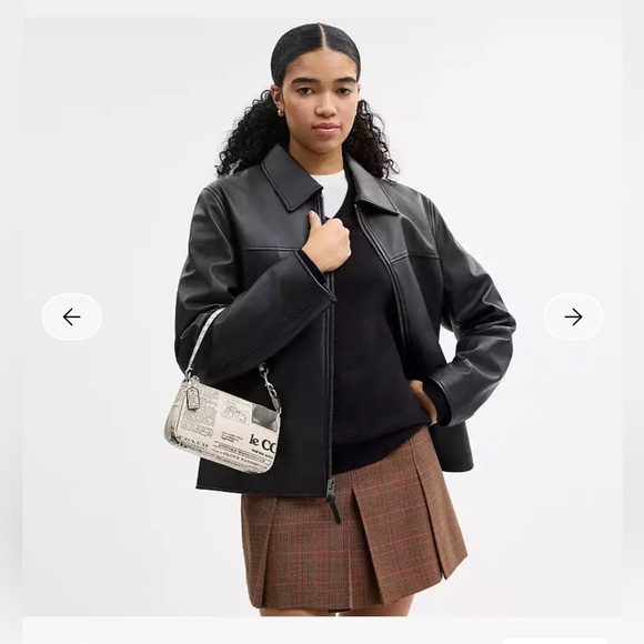 NWT Coach Nolita 19 With Newspaper Print CDC27 w/ Courier Bag Print in front - Picture 11 of 12